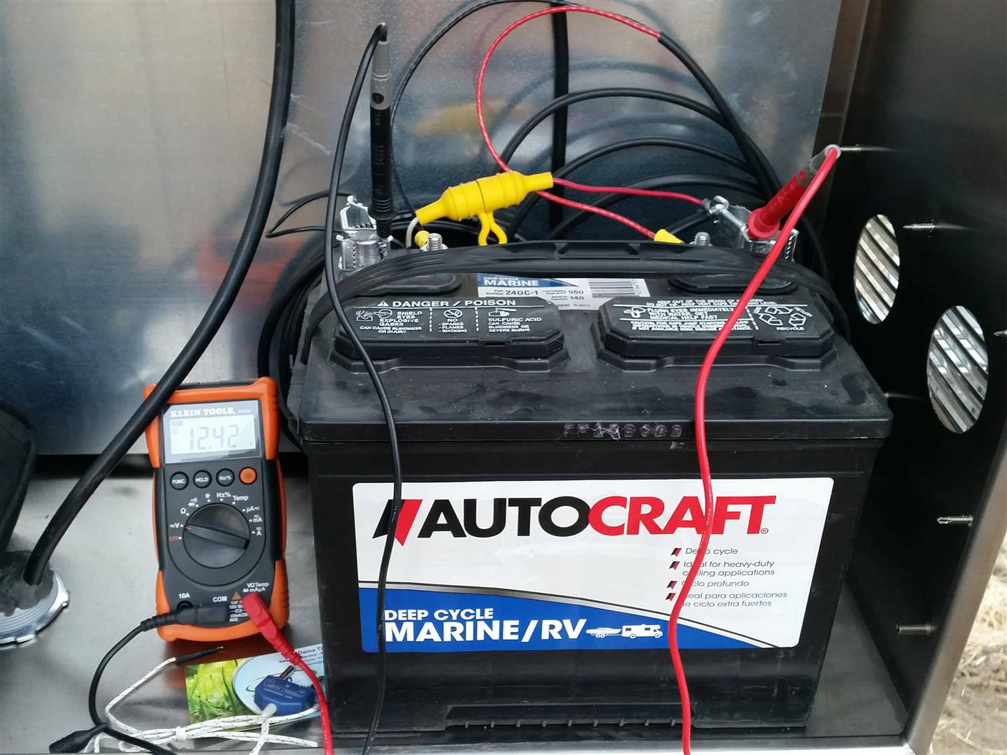 Thurman, IA - Metering Manhole, Teledyne ISCO Signature Ultrasonic Flow Meter, Solar Panel, Stainless Steel Enclosure