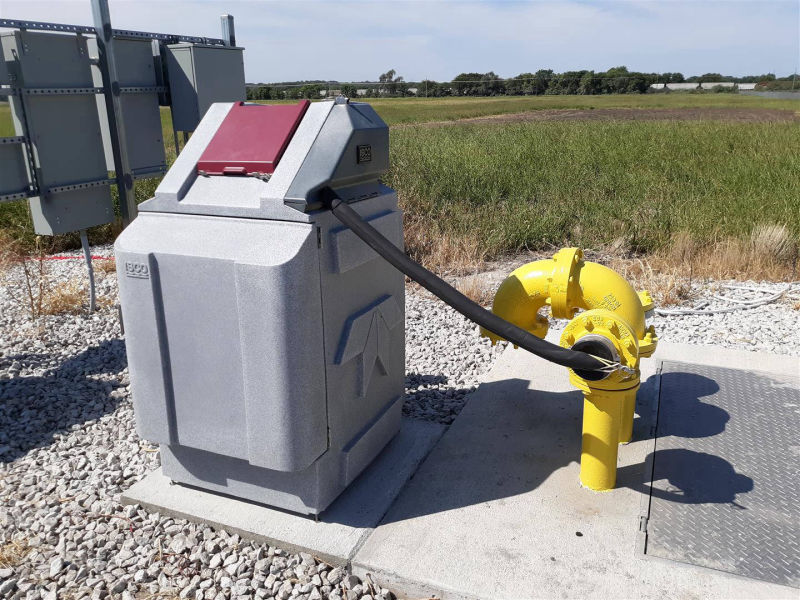 Fremont NE - Lincoln Premium Poultry - Teledyne ISCO 5800 Refrigerated Sampler.