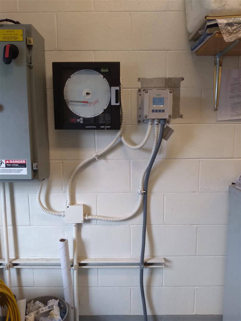 Wisner NE - Replaced an old flowmeter with Siemens Sitrans LUT440.