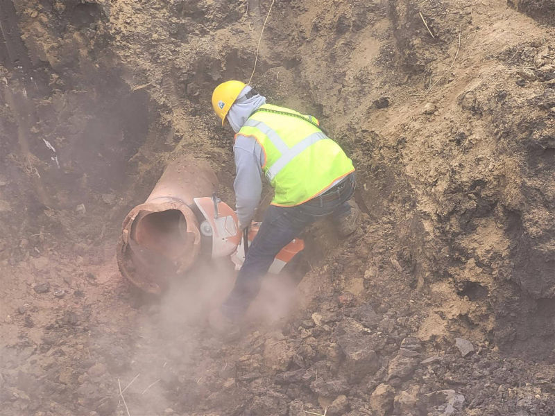 Lyons, NE - VPC Fiberglass metering manholes