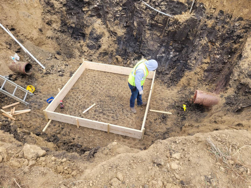 Lyons, NE - VPC Fiberglass metering manholes