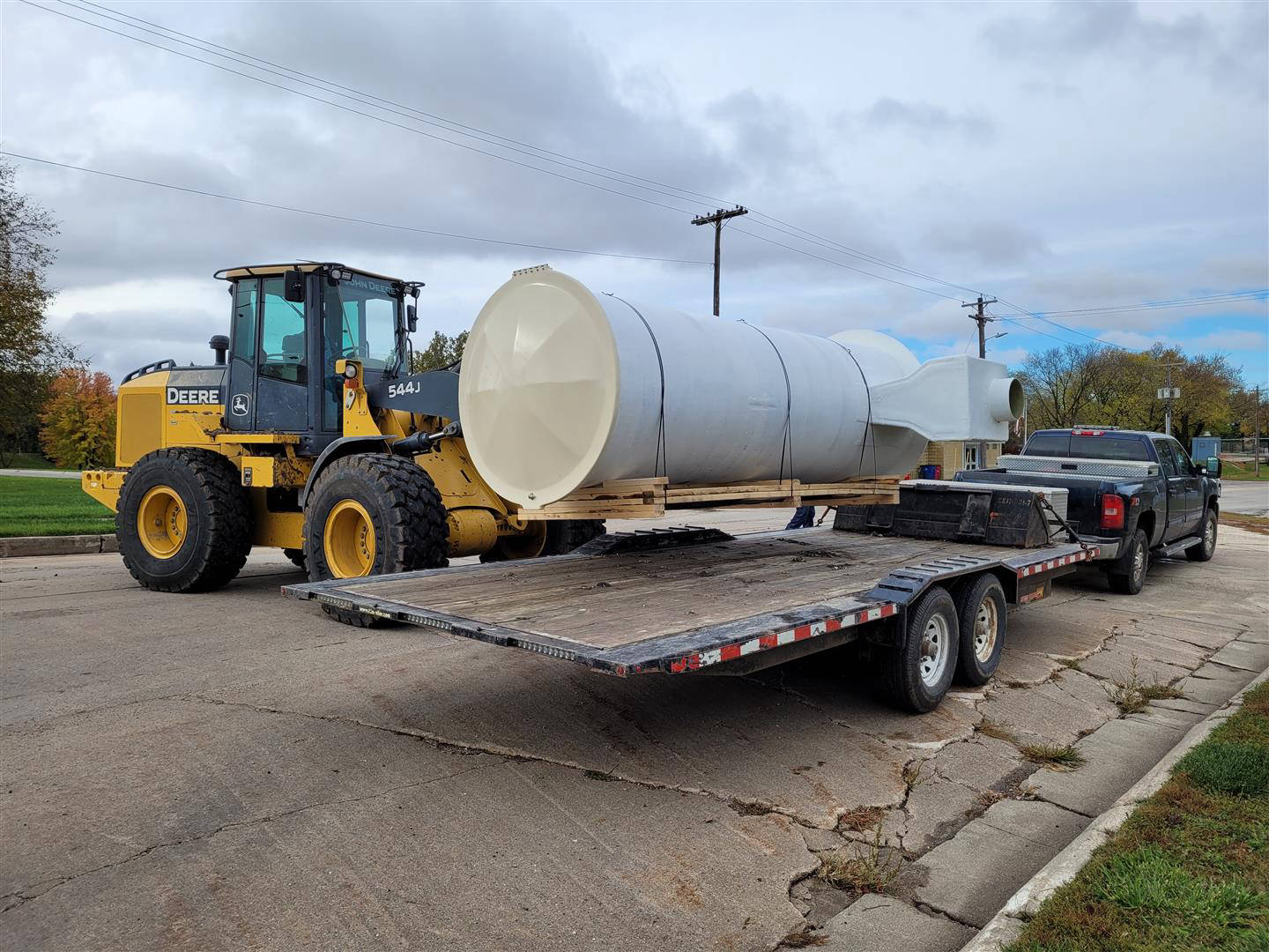 Lyons, NE - VPC Fiberglass metering manholes