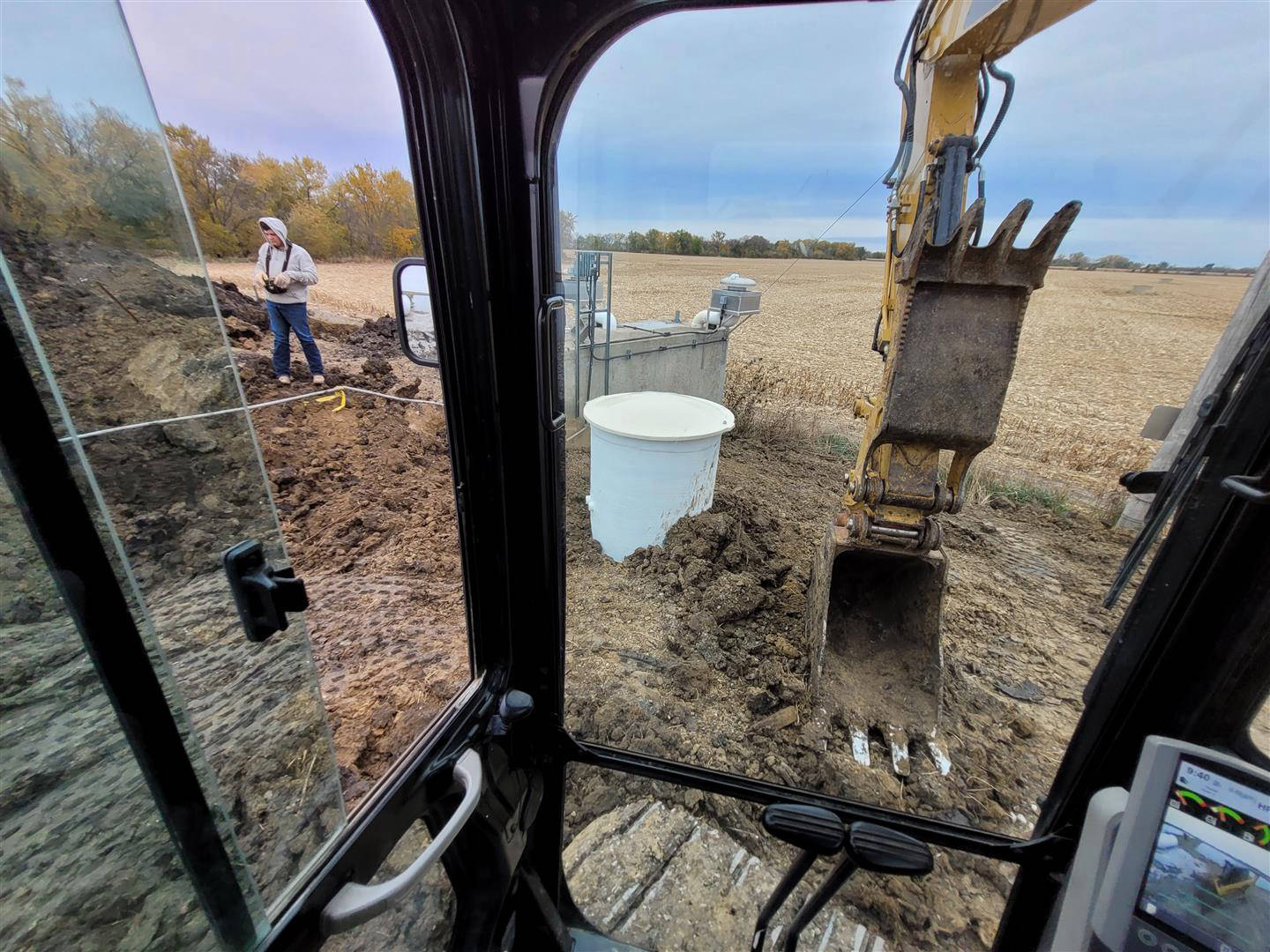 Lyons, NE - VPC Fiberglass metering manholes