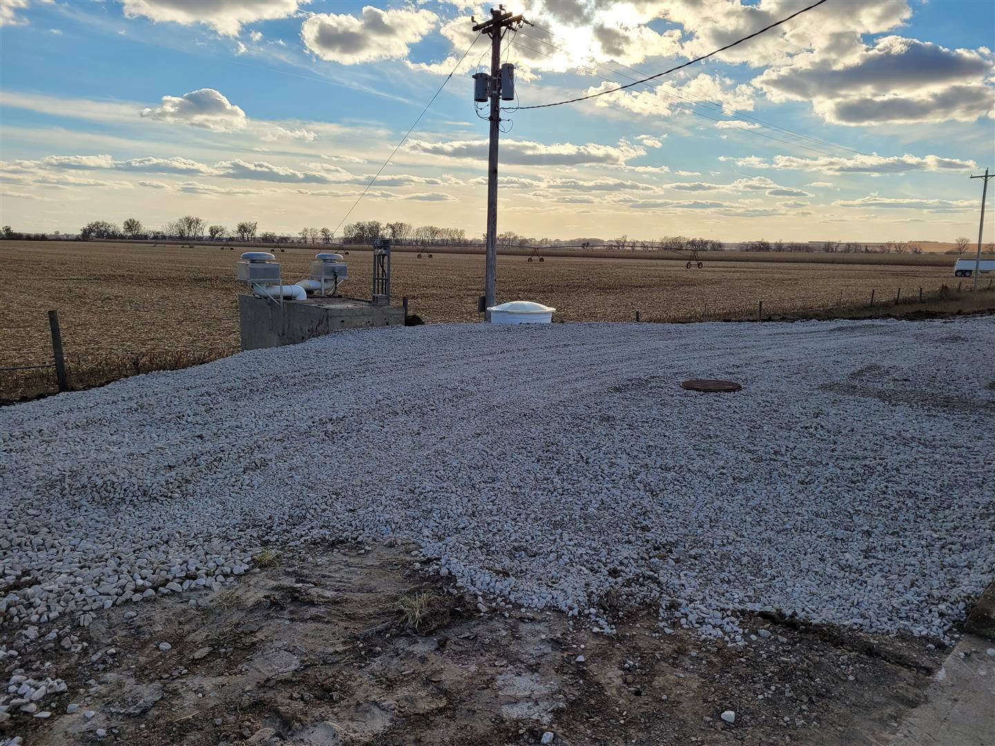 Lyons, NE - VPC Fiberglass metering manholes