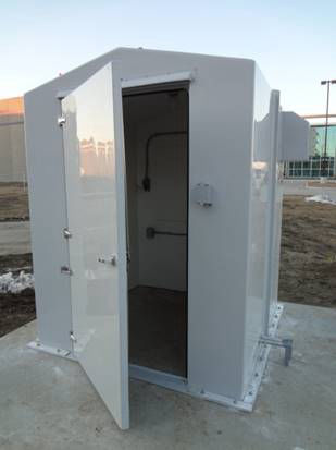 CSC Custom Structures Corporation Fiberglass Shelter