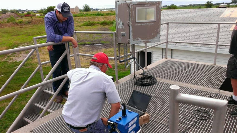 Shenandoah IA - Teledyne ISCO Laser Area Velocity Flow Meter