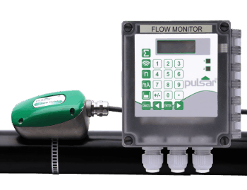 Pulsar Flow Monitor for Pipe Flow Measurement