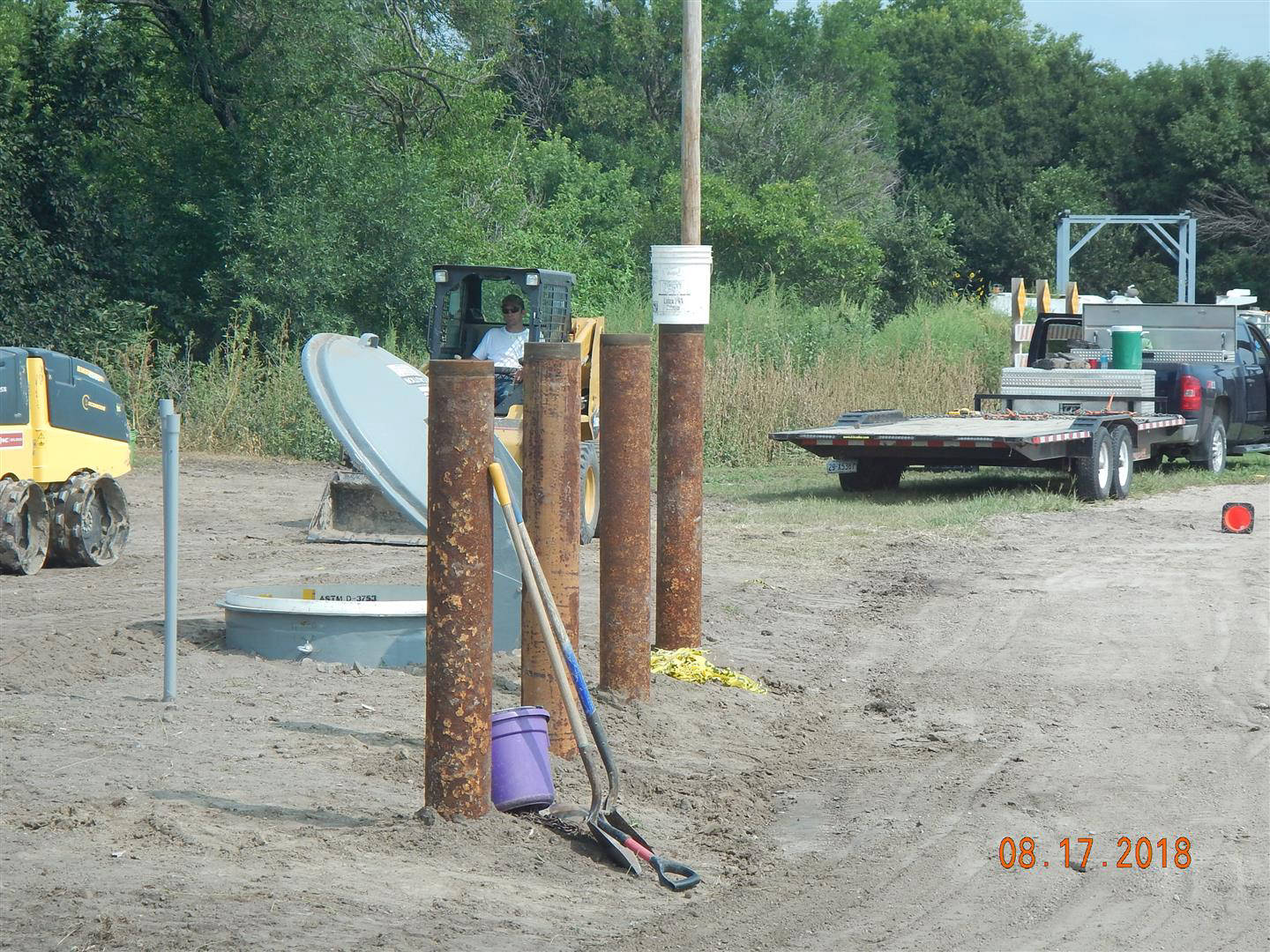 Gibbon, NE - Fiberglass metering manhole, Teledyne ISCO Signature Ultrasonic, Teledyne ISCO 5800 Refrigerated Sampler