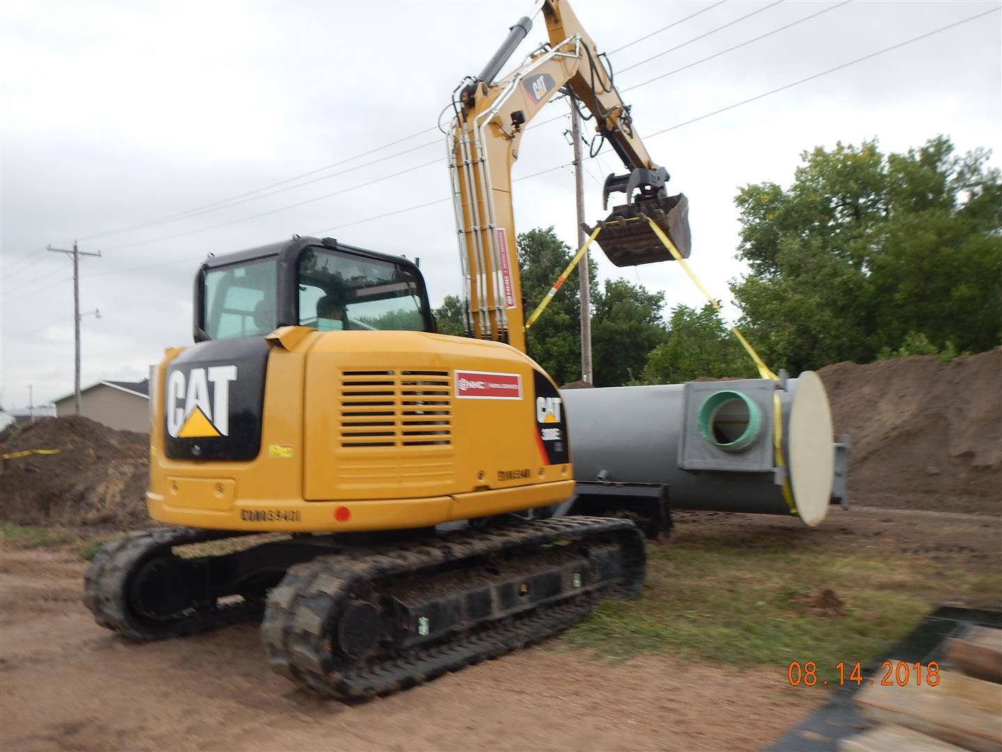 Gibbon, NE - Fiberglass metering manhole, Teledyne ISCO Signature Ultrasonic, Teledyne ISCO 5800 Refrigerated Sampler