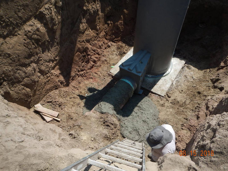 Gibbon, NE - Fiberglass metering manhole, Teledyne ISCO Signature Ultrasonic, Teledyne ISCO 5800 Refrigerated Sampler