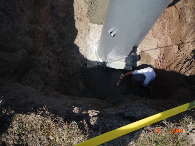 Gibbon, NE - Fiberglass metering manhole, Teledyne ISCO Signature Ultrasonic, Teledyne ISCO 5800 Refrigerated Sampler