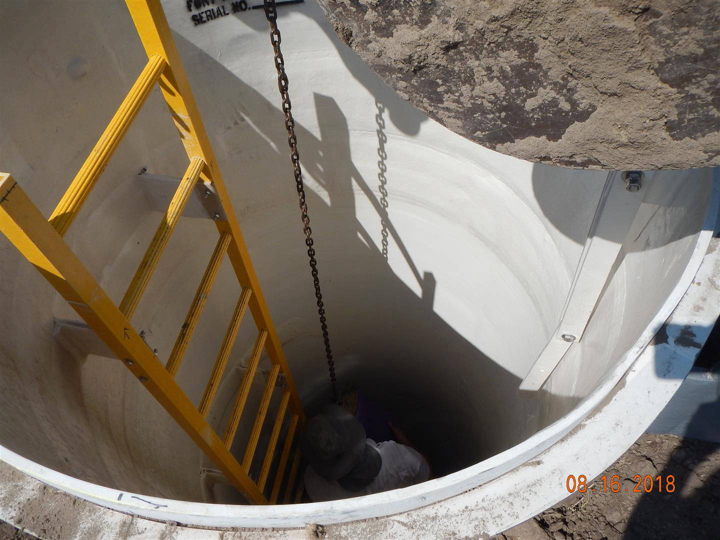 Gibbon, NE - Fiberglass metering manhole, Teledyne ISCO Signature Ultrasonic, Teledyne ISCO 5800 Refrigerated Sampler