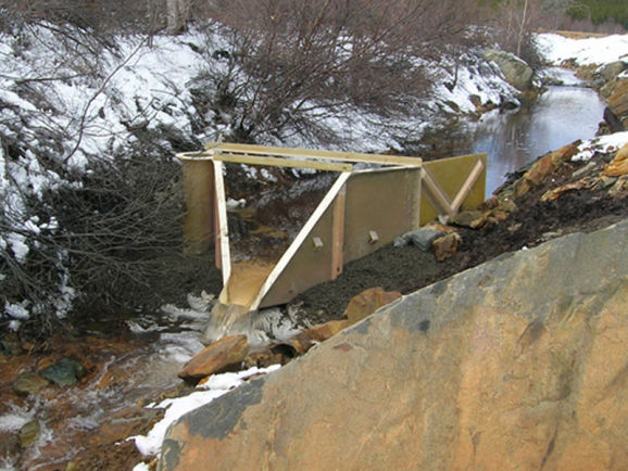 VCP Fiberglass H Flume