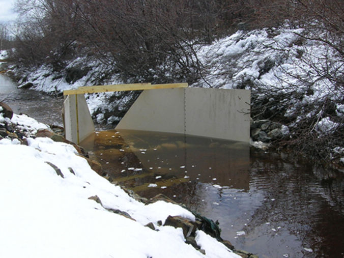 VCP Fiberglass H Flume