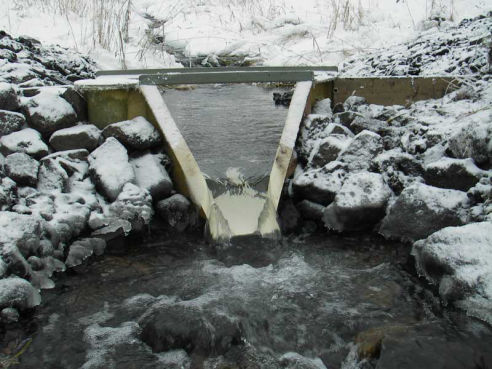 VCP Fiberglass H Flume