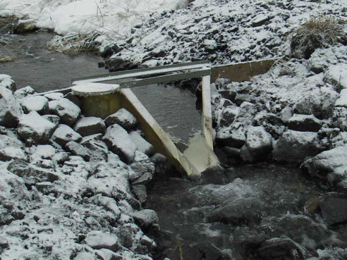 VCP Fiberglass H Flume
