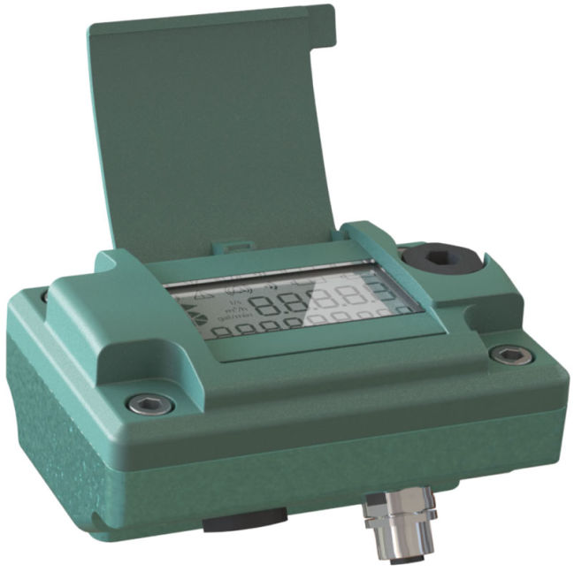 Flomotion MV800 Ultra compact electromagnetic flow meter converter suitable for connection to full-bore ISOMAG® sensors